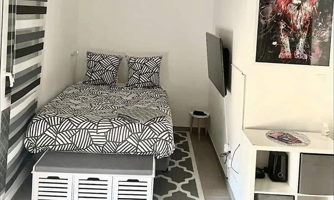 Decines-Charpieu Apartamento | Studio Stade ol Proche Euroexpo