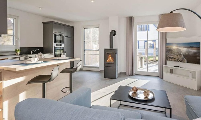 Dargen Casa | Neu Errichtetes Ferienhaus in Ruhiger Wohngegend mit Parkplatz, Sauna und Wlan - Fischerdorf