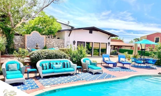El Paso Casa | Huge Multifamily Haciendo Home w/ Pool and Scenic Views of El Paso