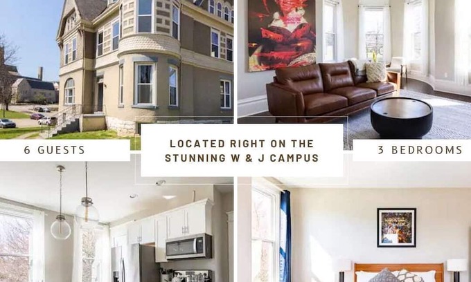 East Washington Apartamento | W&J Campus | King Beds | Kids & Family Friendly