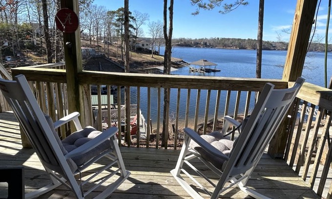 Crane Hill Cabaña | Lakeside cottage with plenty of room . Multiple decks with easy access to water.