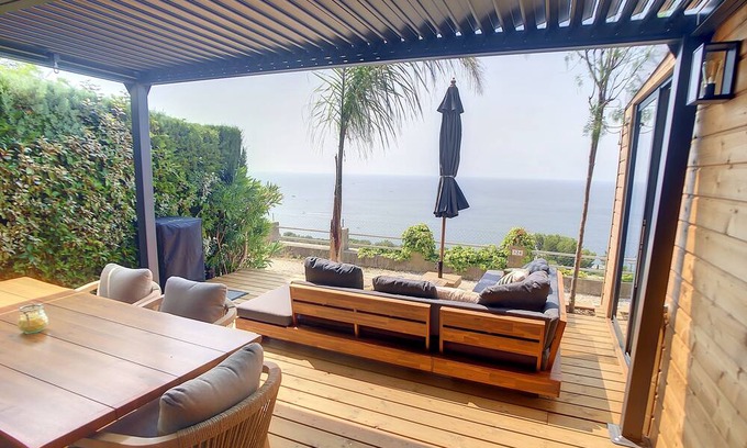 Le Dramont Chalet De Esquí | Kabane Bohème - Vue Exceptionnelle sur le Cap Estérel, L'ile D'or et St-tropez