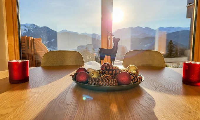 Schwarzenberg Apartamento | AlpenblickStudio-at | Views of the Alps, Gym & Sauna