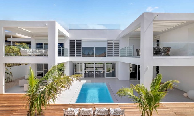 Sabadeco Villa | Luxurious, brand-new Villa with stunning views of the Caribbean Sea!