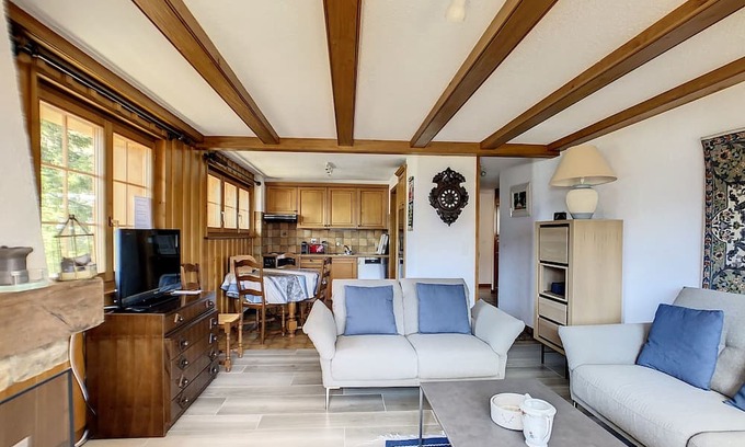 Verbier Apartamento | 2 Bedroom apartment *** - 2nd floor - close to the sport centre and a bus stop, Verbier shuttle and