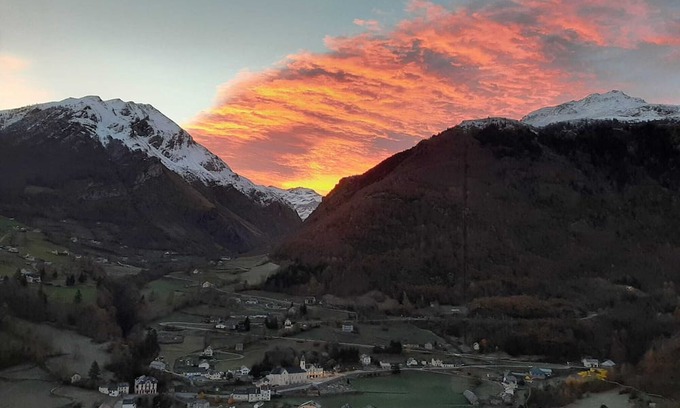 Gavarnie-Gedre Chalet De Esquí | Le Chalet D'hélène - Terrasse Avec vue sur les Montagnes