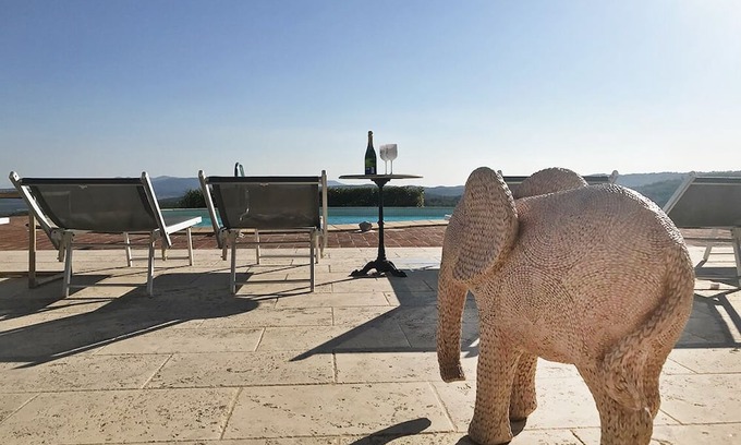 Cretaio Casa | Schönes, Ruhiges Rustico mit Pool, Garten & Fantastischem Ausblick