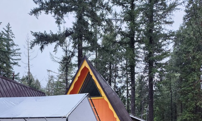 McKenzie Bridge Casa | Forest Immersion! Cozy A Frame in a park-like setting!