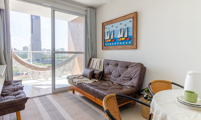 Jockey de Itaparica Apartamento | Hammock Balcony Ocean View 8th Fl NOMDS