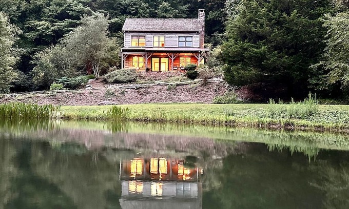 Zirconia Casa | The Sanctuary at Fiddlehead | 4BR Farmhouse + Pond & Trails