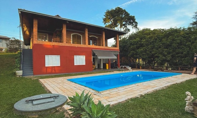 Chacaras Fernao Dias Casa | Atibaia Farm on the border of Bragança Paulista, 5 bedrooms, swimming pool, pets welcome!