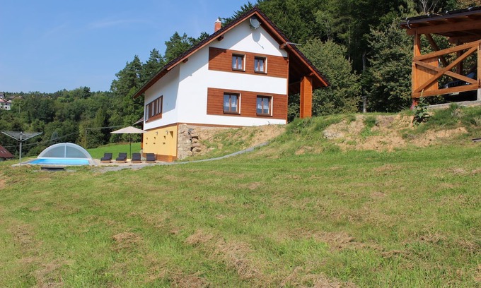 Mirova pod Kozakovem Casa | Vacation home Dola II in Bohemian Paradise with pool