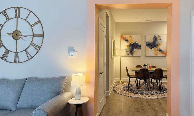 Conshohocken Apartamento | 1500 ft² Space/2 Bedroom 1.5 Bathrooms Apt/5 Beds/SLEEPS 10