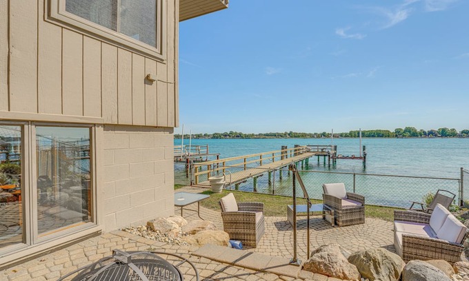 St. Clair Casa | Spacious Riverfront Home w/Dock in St Clair!