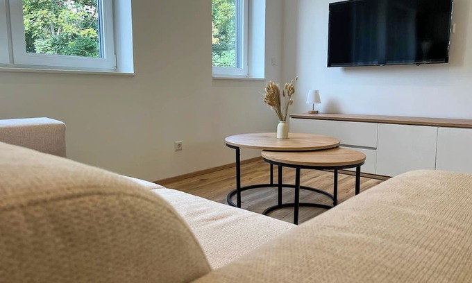 Wiesloch Apartamento | Beautiful 70 sqm newly built apartment with terrace in the countryside | 20 min to Heidelberg
