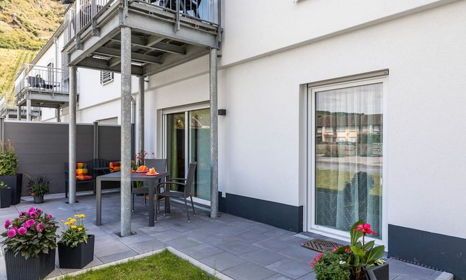 Leutesdorf Apartamento | Apartment 'Punkt15' with Private Terrace, Private Garden and Wi-Fi
