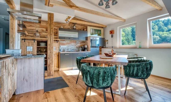Triberg im Schwarzwald Condominio | Views over the Forest+Garden,Campfire,Fireplace