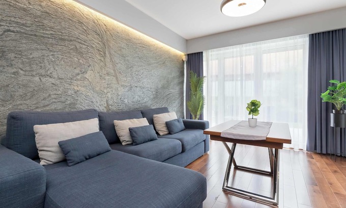 Zaspa Apartamento | Chrobrego 38A | Gdańsk | Blue Apartment | Parking & Garden