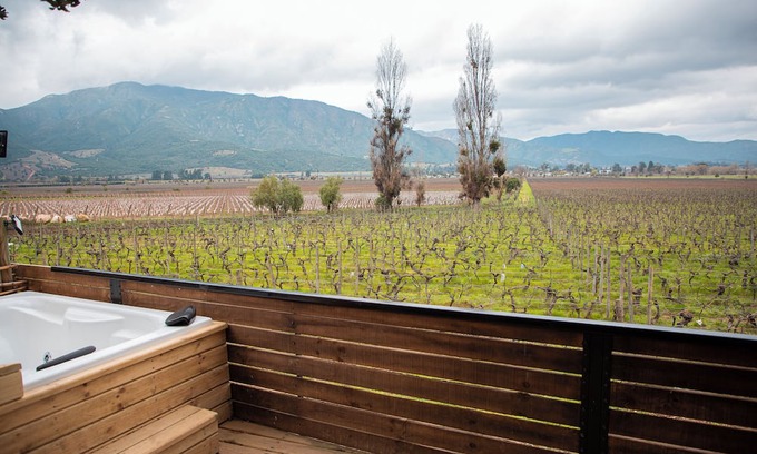 Santa Cruz Cabina | Apalta Lofts, enjoy the vineyards in front of the vineyards