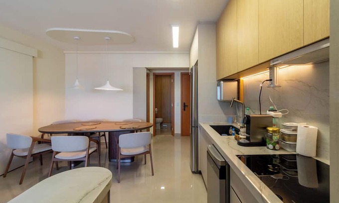 Goiania Apartamento | Minimalist Design and Discreet Luxury, High Standard for Relaxing in Style