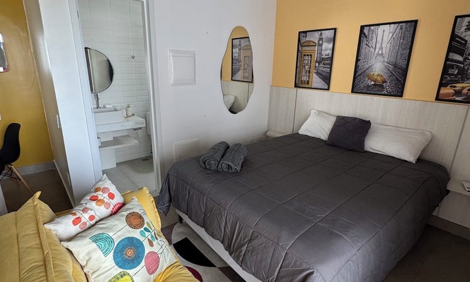 West Sector Apartamento | ID Vida Urbana/ Flat de luxo e conforto no Setor Oeste em Goiânia-GO