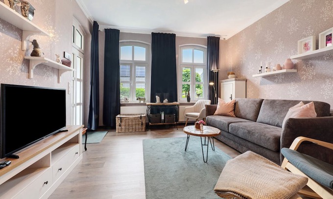 Altenbruch Apartamento | Apartment 'Ida' with Private Terrace, Shared Garden and Wi-Fi