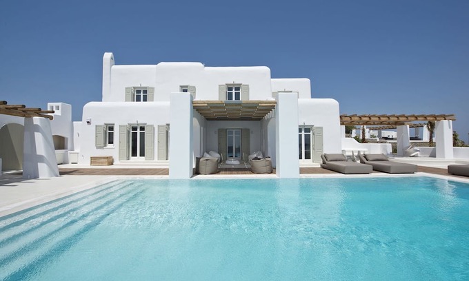 Tourlos Villa | Villa en Míkonos con 7 habitaciones, capacidad 14