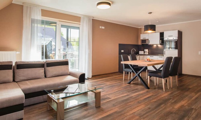 Monchgut-Granitz Apartamento | Suite TYR ODINs view WE 5, large balcony, private beach, sauna