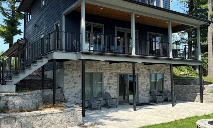 Shawano Casa | Charming new lake house with beautiful views. Pier for swimming and fishing.