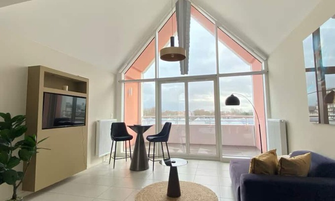 Glacis-Victoire Apartamento | La Suite Design Malo les bains Dunkerque plage, Terrace, Wifi, Netflix