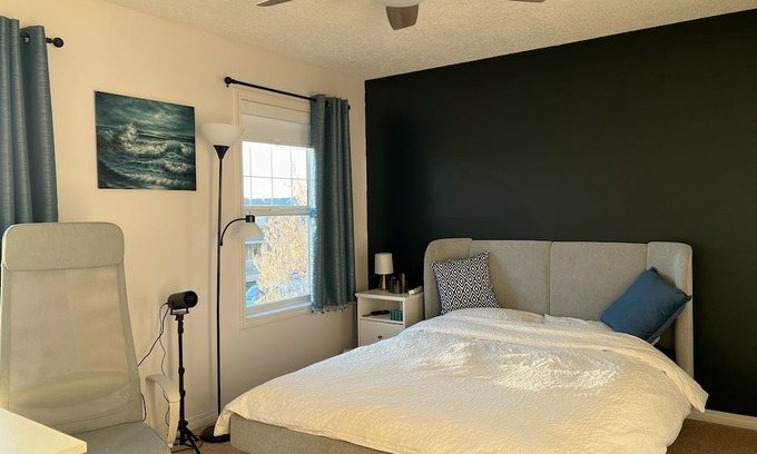Airdrie Casa | Entire Living Room and Bedrooms