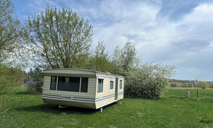 Wilga Casa | Nice 2-bedroom mobile home in a charming natural place, 1h drive from Warsaw