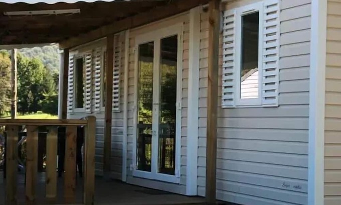 Oust Casa | MOBIL-HOME COUFLENS with covered terrace sleeps 6
